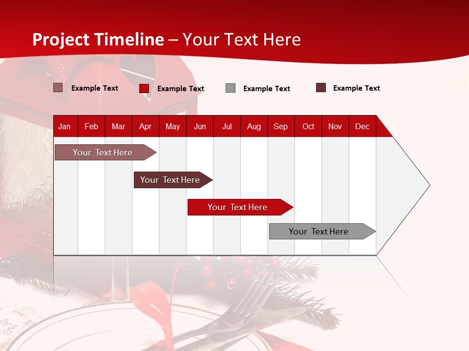 Silverware Plate White PowerPoint Template