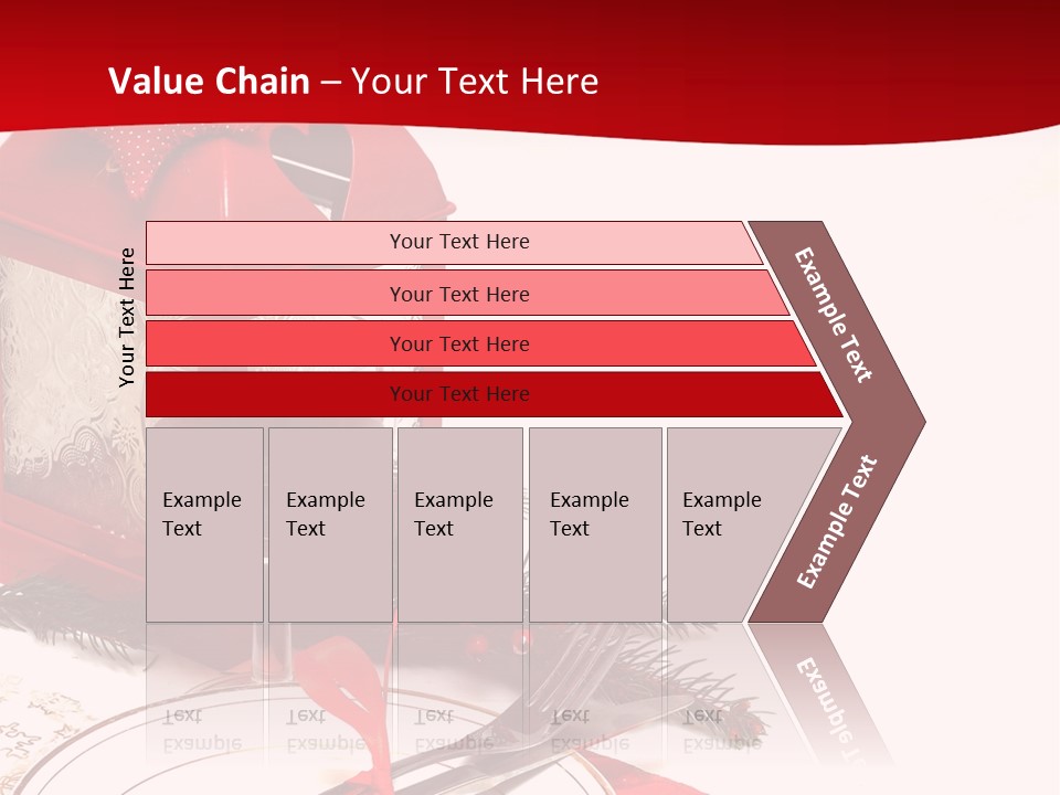 Silverware Plate White PowerPoint Template