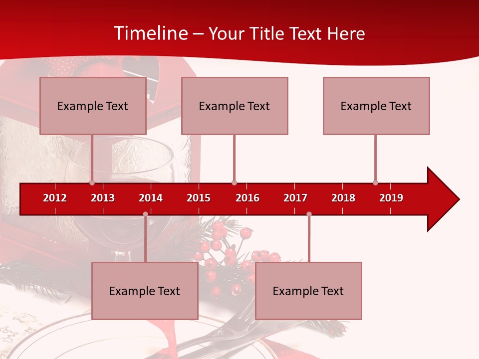Silverware Plate White PowerPoint Template