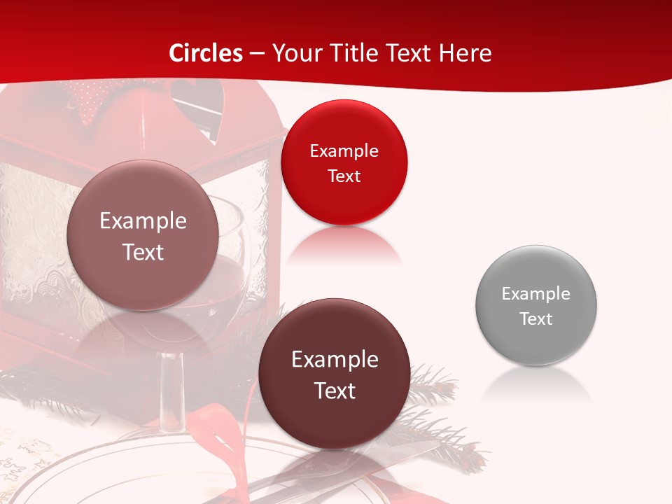 Silverware Plate White PowerPoint Template