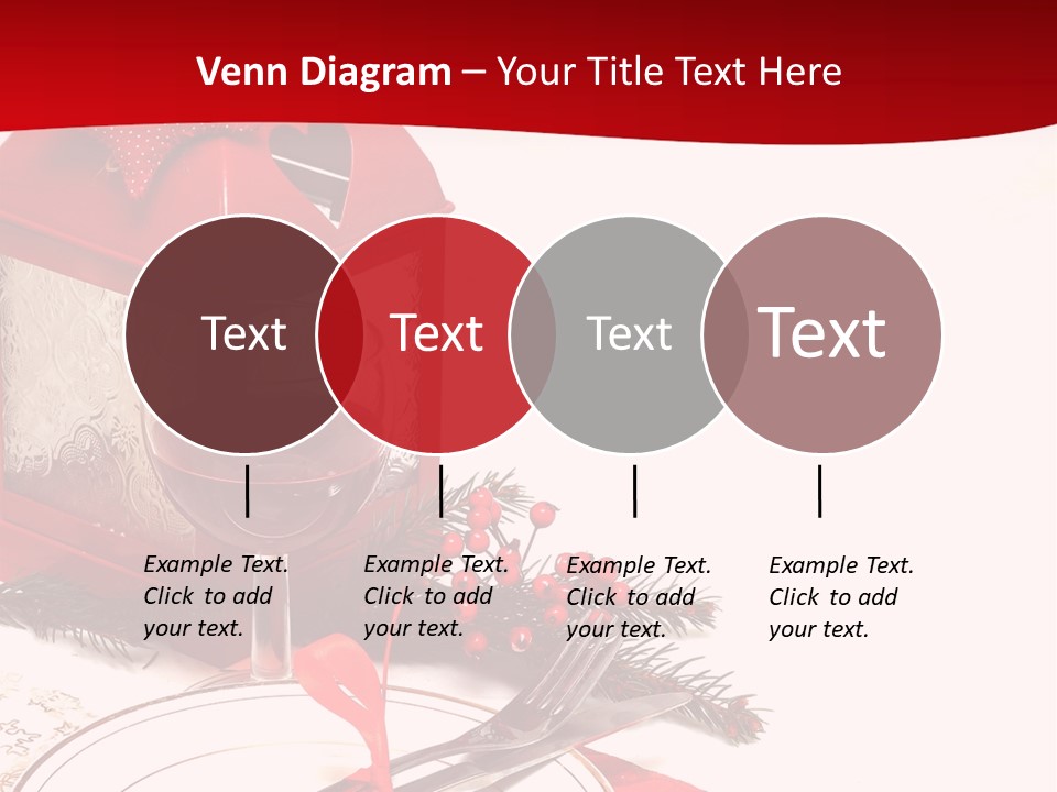 Silverware Plate White PowerPoint Template