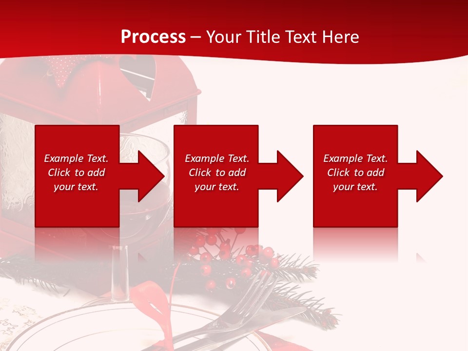 Silverware Plate White PowerPoint Template