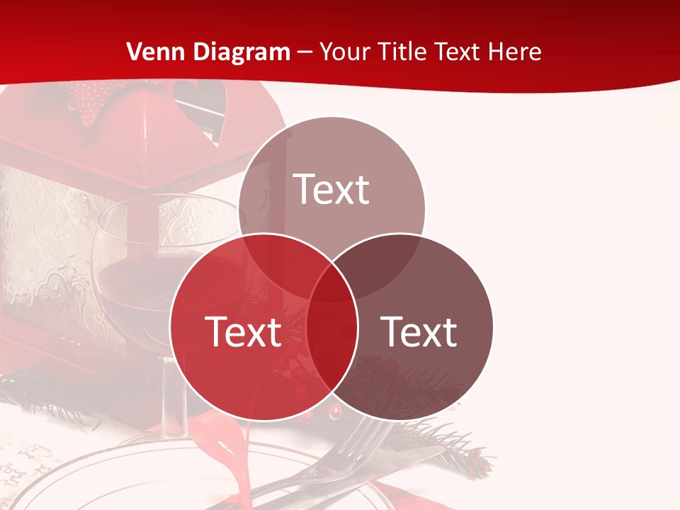 Silverware Plate White PowerPoint Template