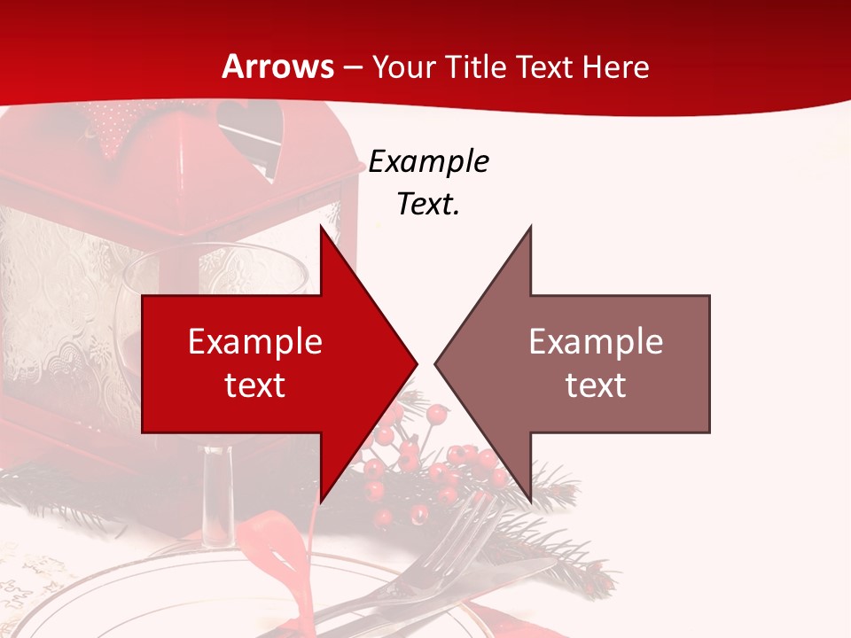 Silverware Plate White PowerPoint Template