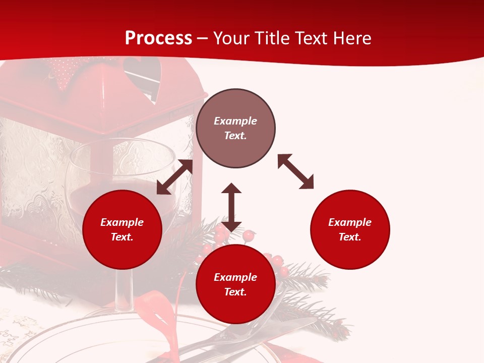 Silverware Plate White PowerPoint Template
