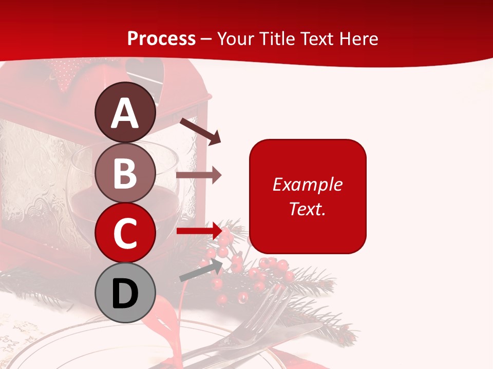 Silverware Plate White PowerPoint Template