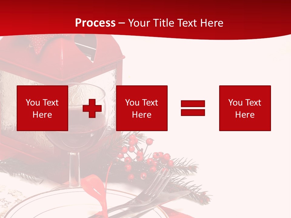 Silverware Plate White PowerPoint Template