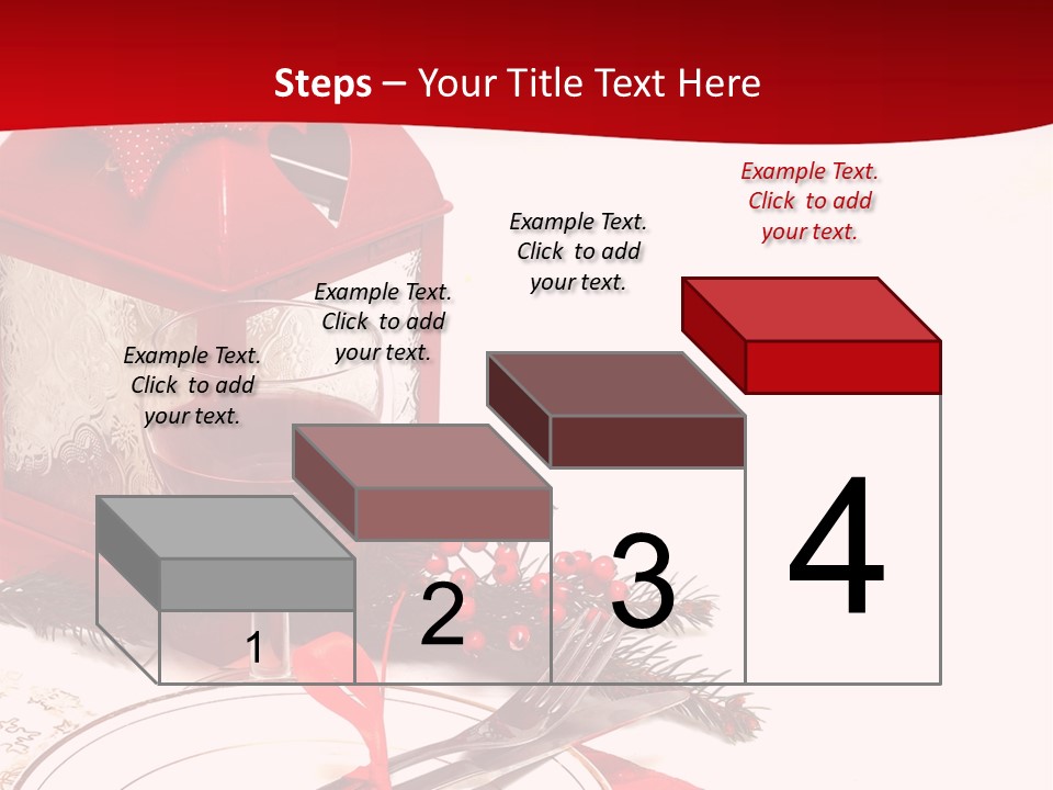 Silverware Plate White PowerPoint Template