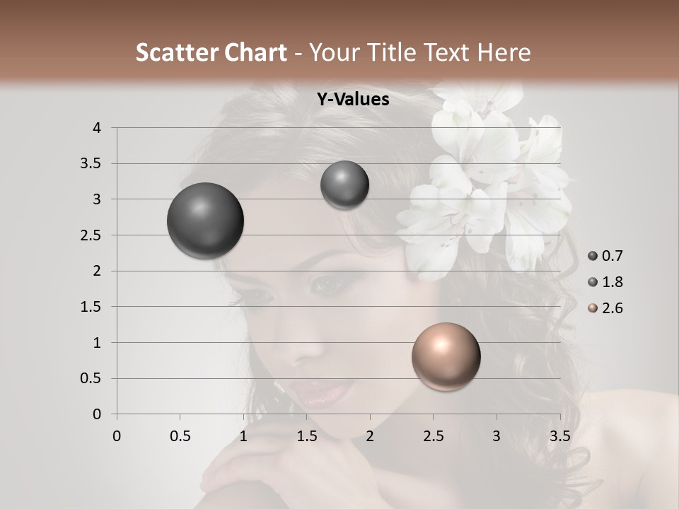 Hairstyle Caucasian Beauty PowerPoint Template