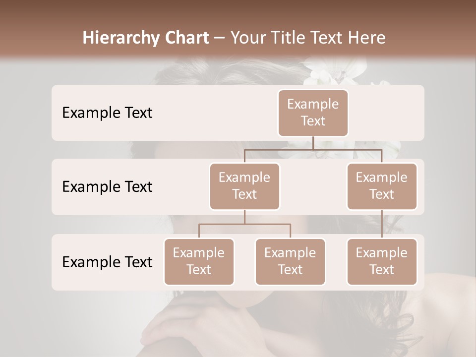 Hairstyle Caucasian Beauty PowerPoint Template