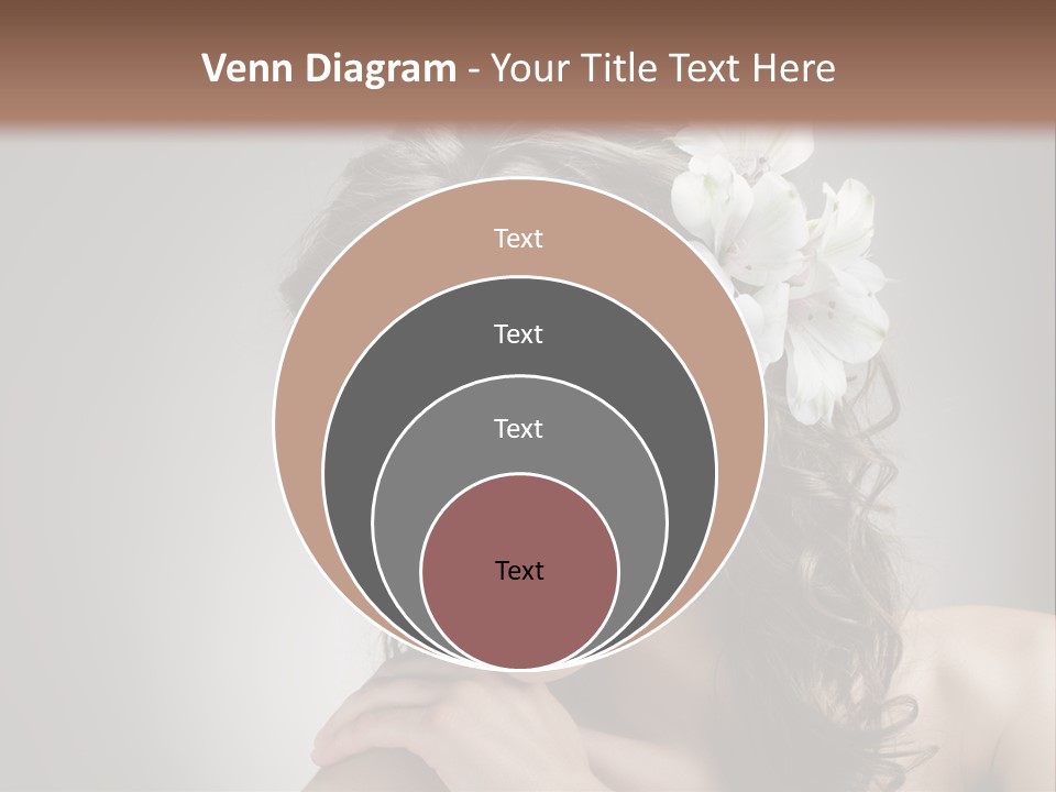 Hairstyle Caucasian Beauty PowerPoint Template