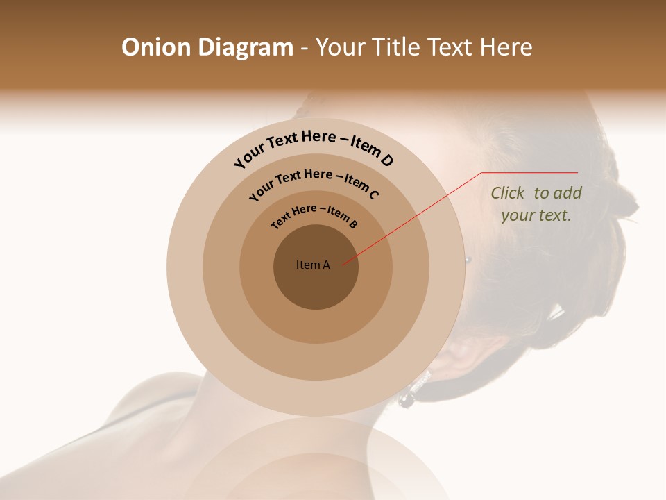 Curly Beauty Happy PowerPoint Template