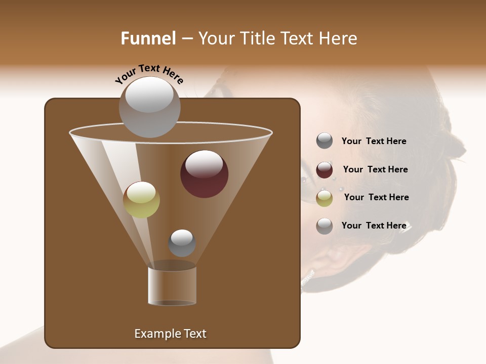 Curly Beauty Happy PowerPoint Template