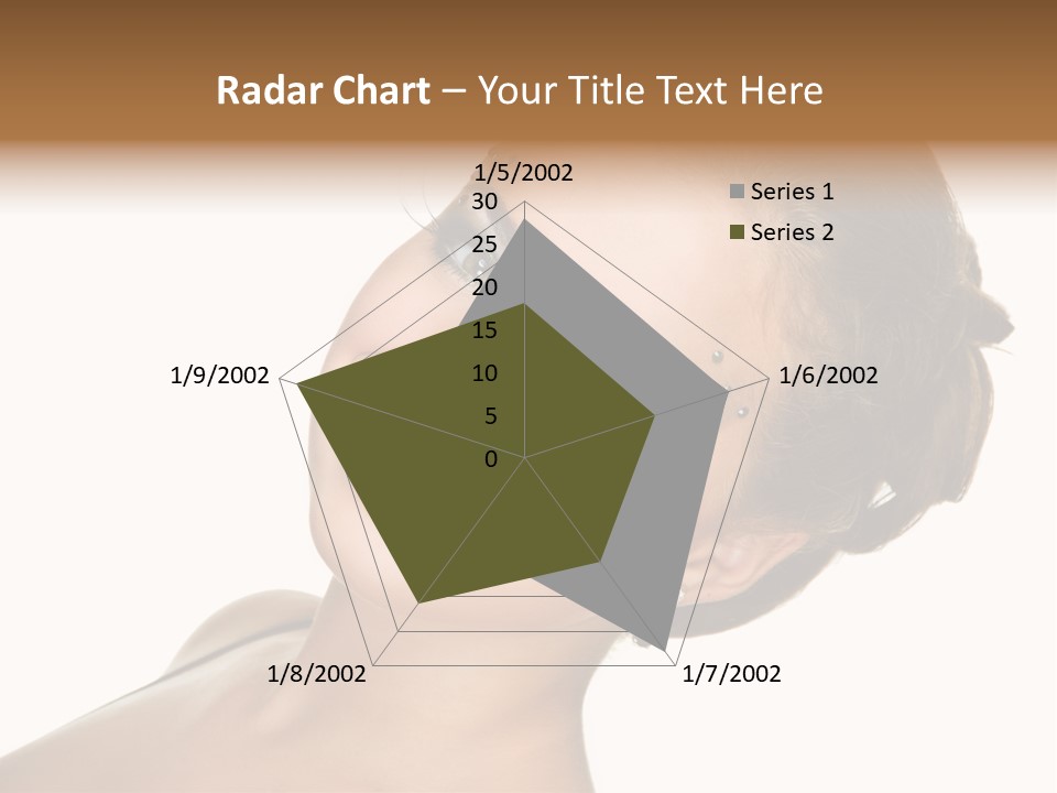 Curly Beauty Happy PowerPoint Template