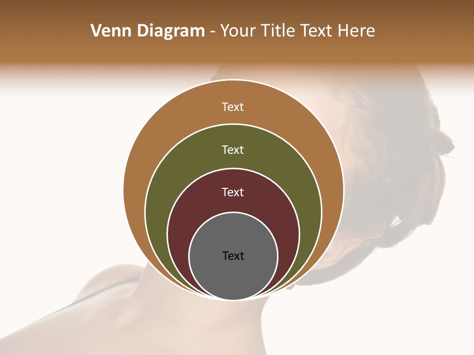 Curly Beauty Happy PowerPoint Template