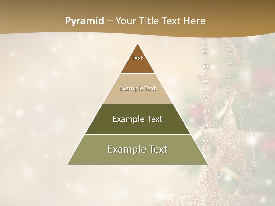 Black Ornate Christmas PowerPoint Template