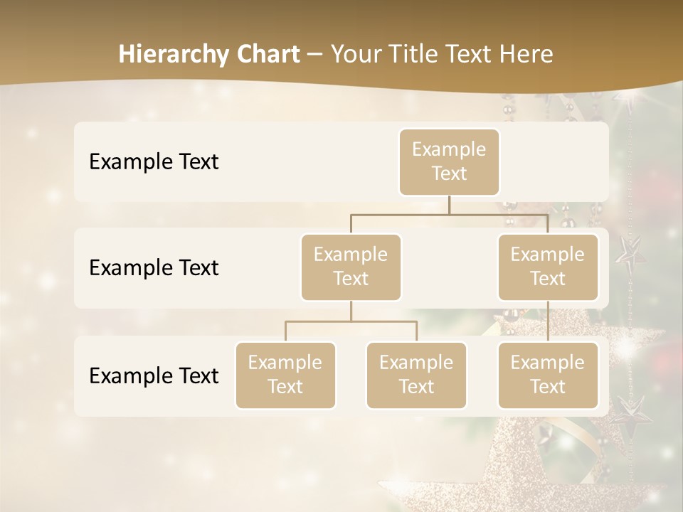 Black Ornate Christmas PowerPoint Template