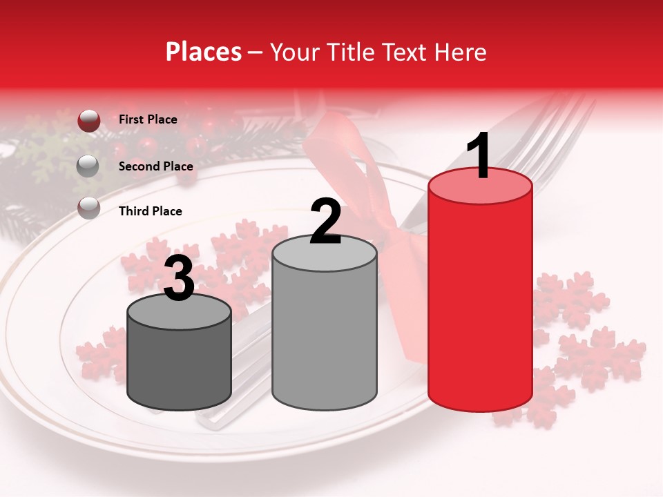 Ornament Silverware Light PowerPoint Template