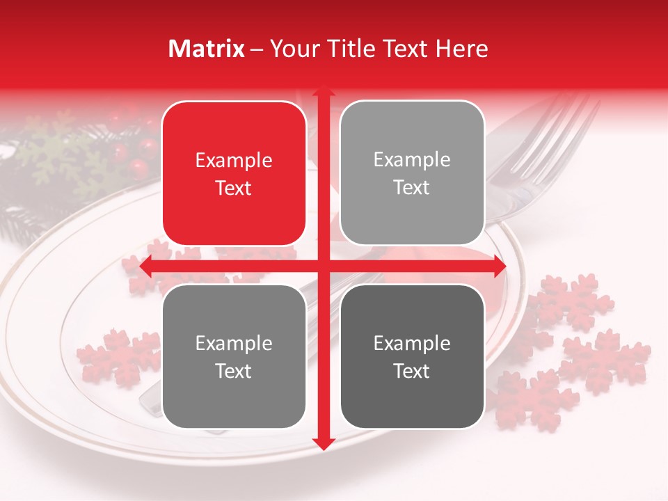 Ornament Silverware Light PowerPoint Template