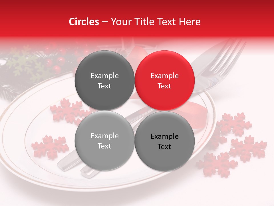 Ornament Silverware Light PowerPoint Template