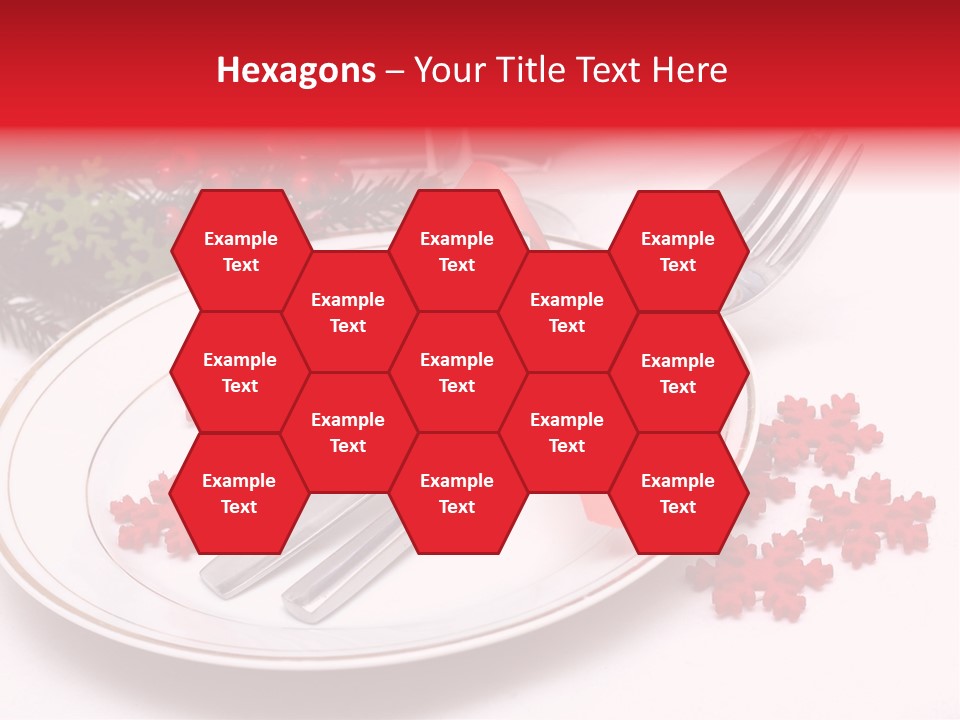 Ornament Silverware Light PowerPoint Template