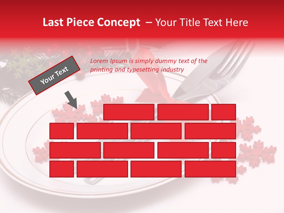 Ornament Silverware Light PowerPoint Template