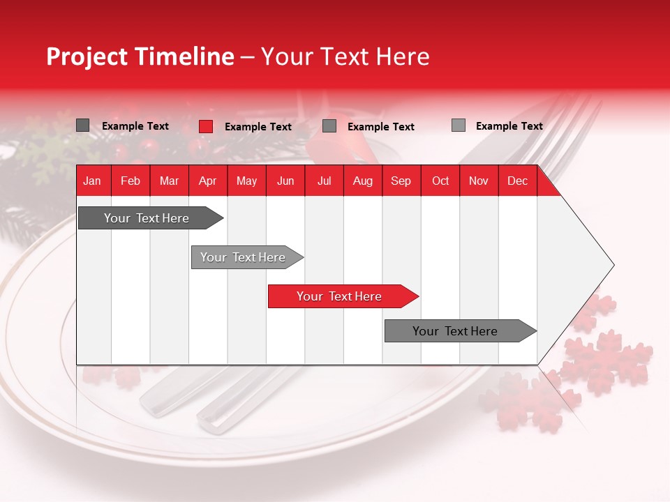 Ornament Silverware Light PowerPoint Template