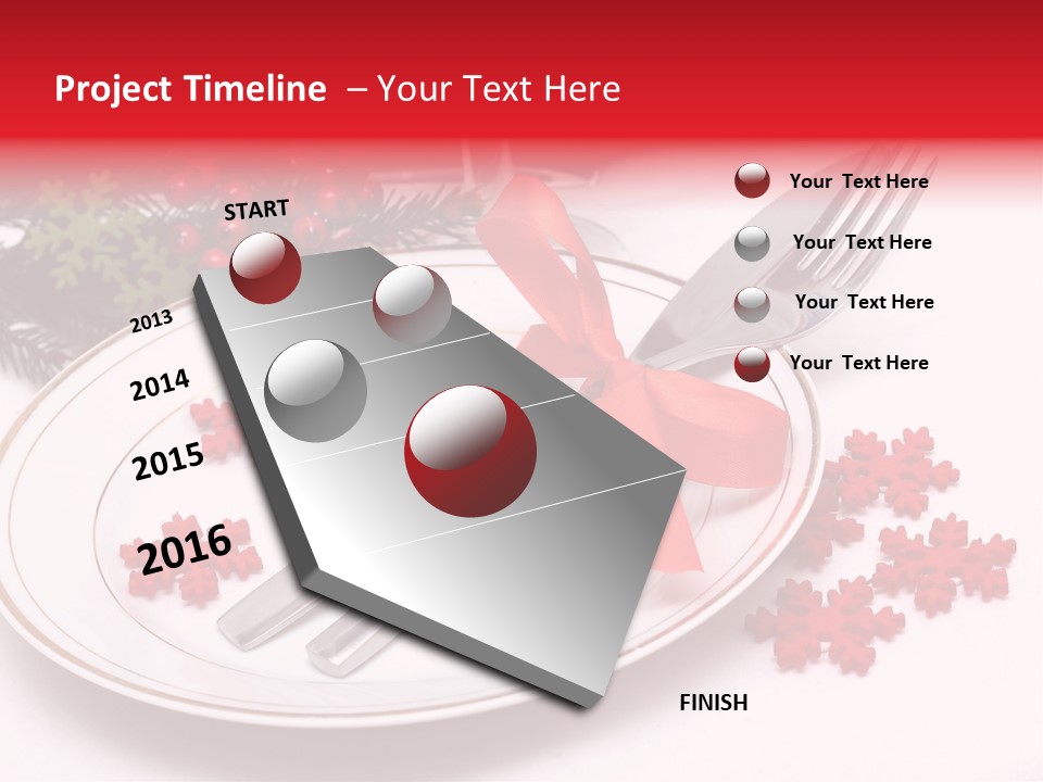 Ornament Silverware Light PowerPoint Template