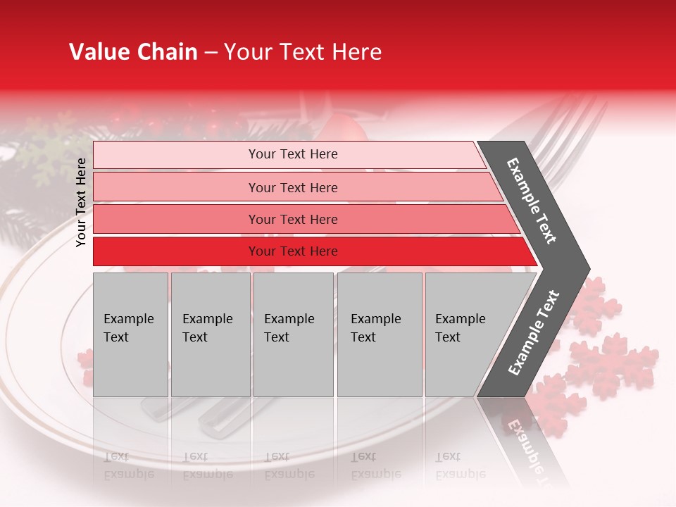 Ornament Silverware Light PowerPoint Template
