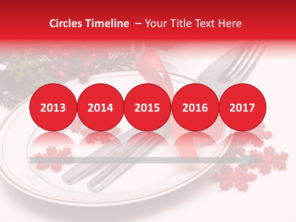 Ornament Silverware Light PowerPoint Template