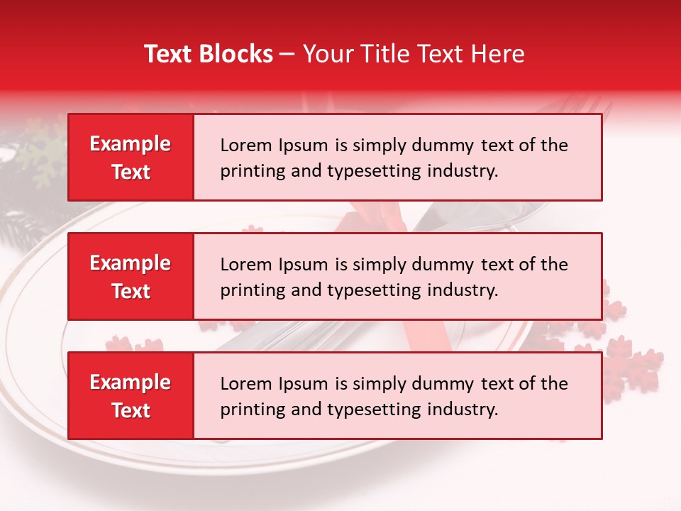 Ornament Silverware Light PowerPoint Template