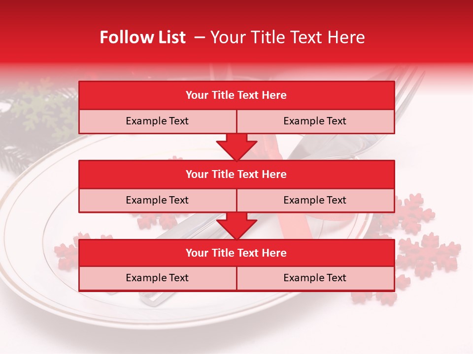 Ornament Silverware Light PowerPoint Template