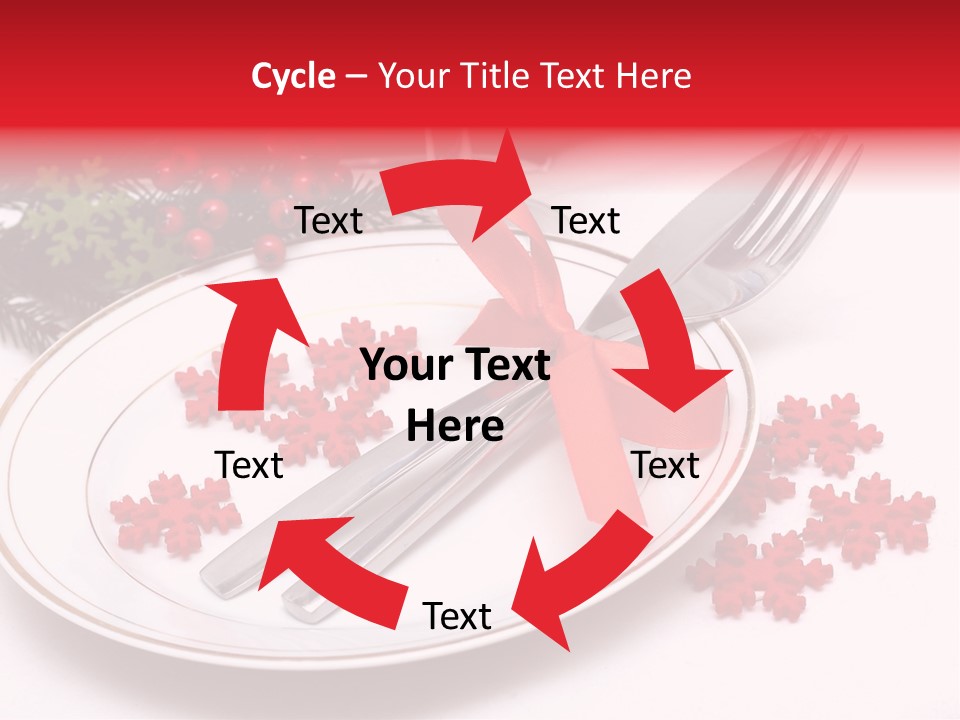 Ornament Silverware Light PowerPoint Template