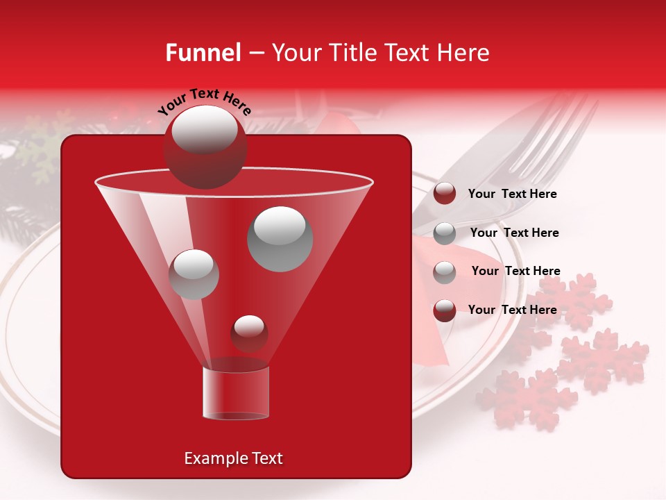 Ornament Silverware Light PowerPoint Template