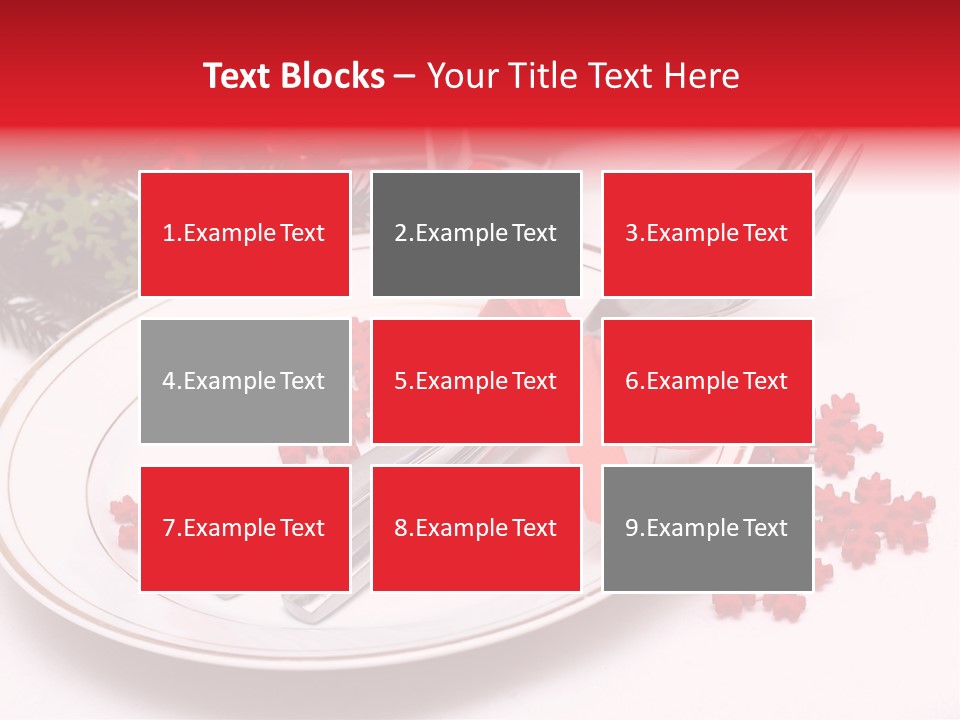 Ornament Silverware Light PowerPoint Template