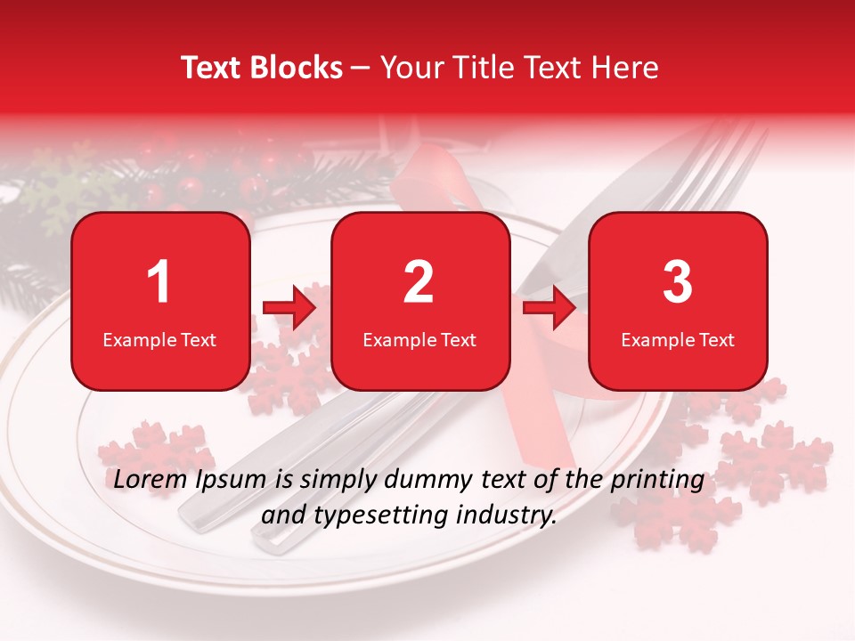 Ornament Silverware Light PowerPoint Template