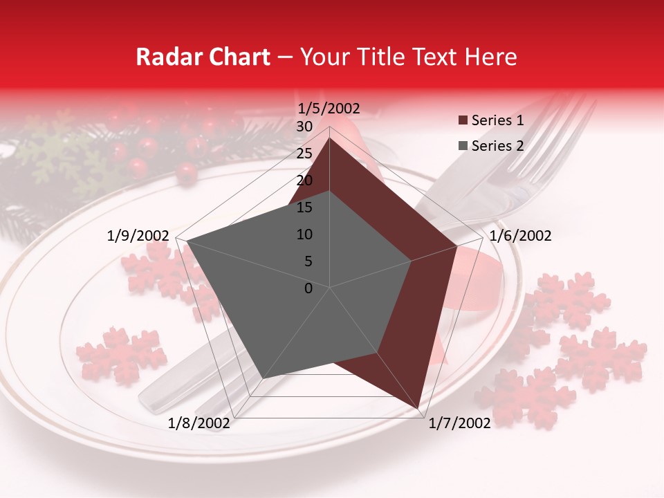 Ornament Silverware Light PowerPoint Template