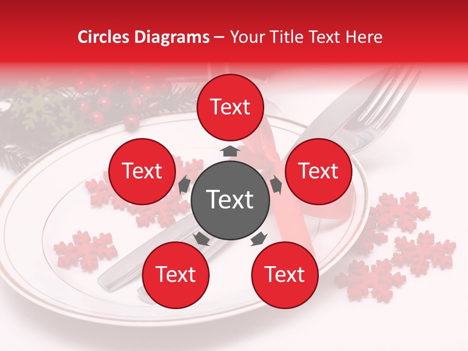 Ornament Silverware Light PowerPoint Template