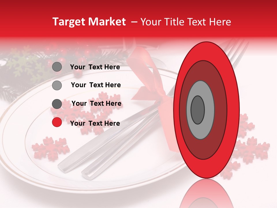 Ornament Silverware Light PowerPoint Template