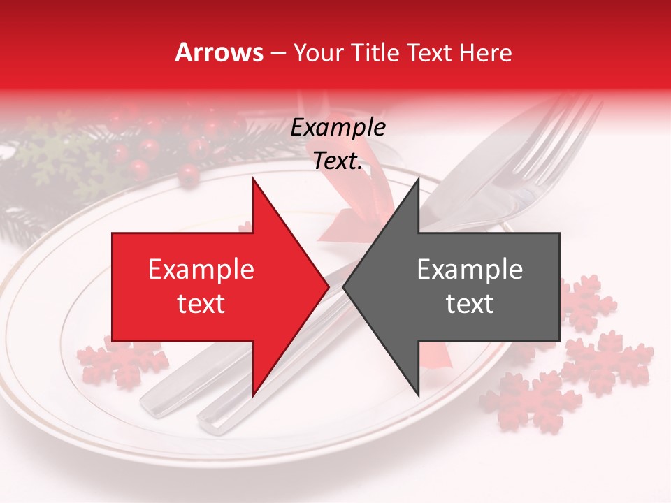 Ornament Silverware Light PowerPoint Template