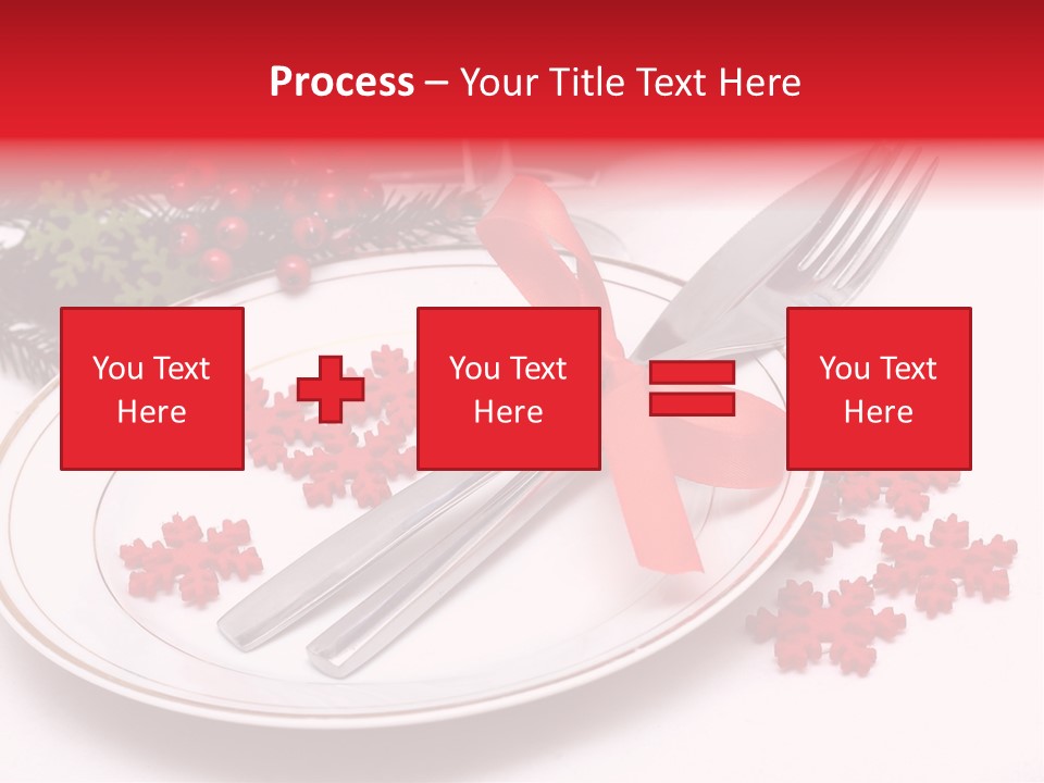 Ornament Silverware Light PowerPoint Template