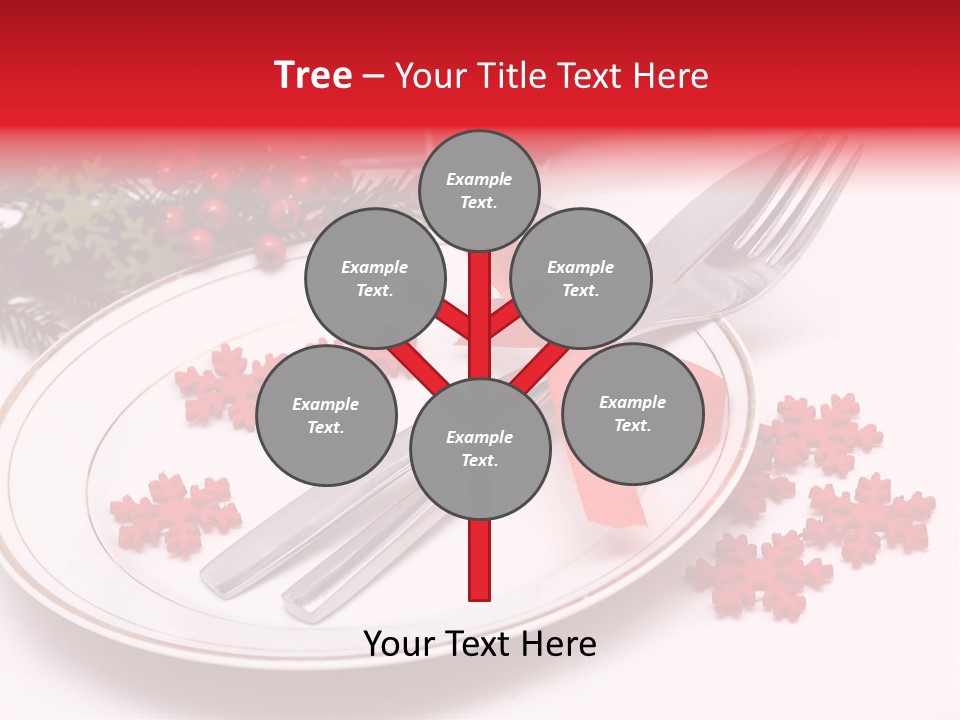 Ornament Silverware Light PowerPoint Template