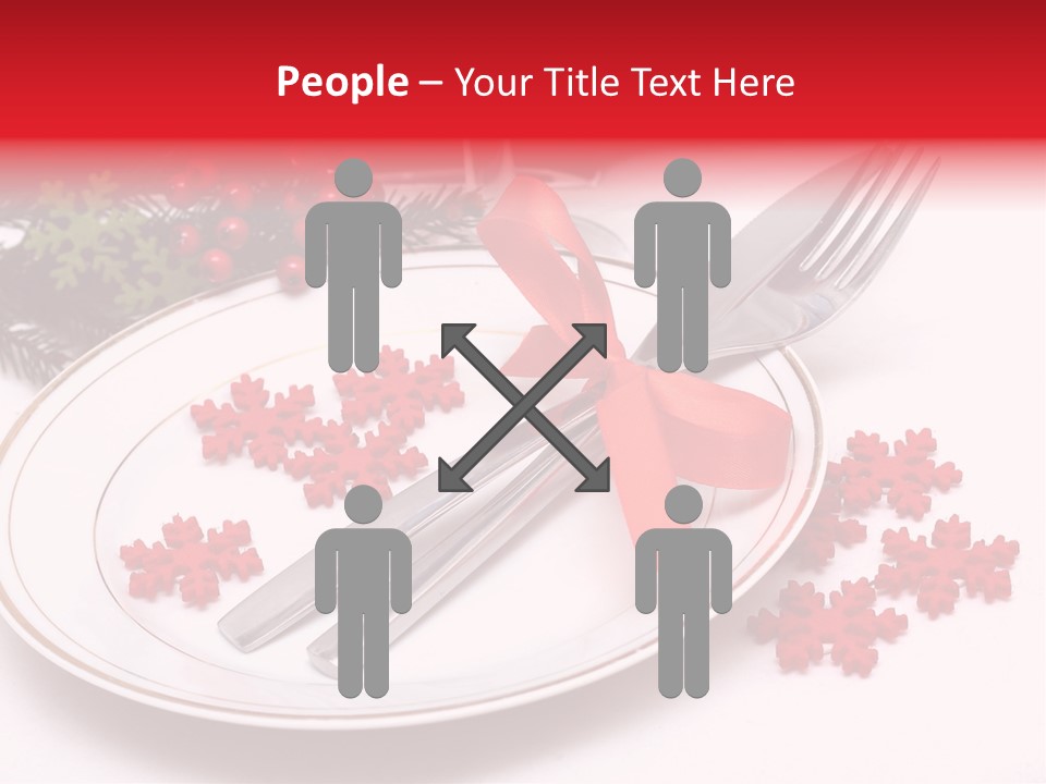 Ornament Silverware Light PowerPoint Template