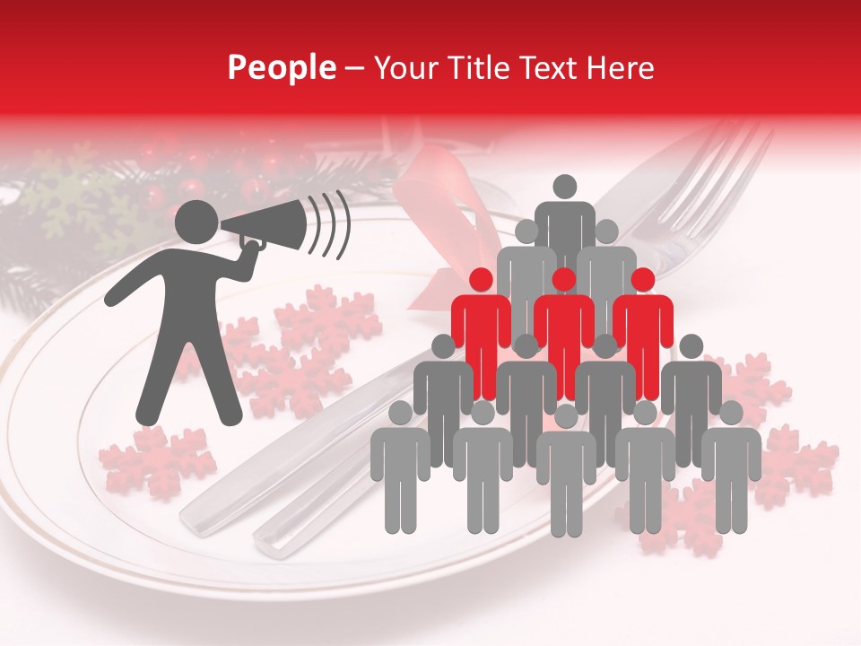 Ornament Silverware Light PowerPoint Template