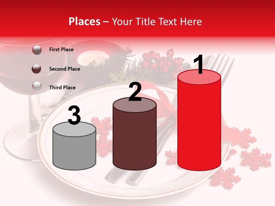 Plate Party Dining PowerPoint Template