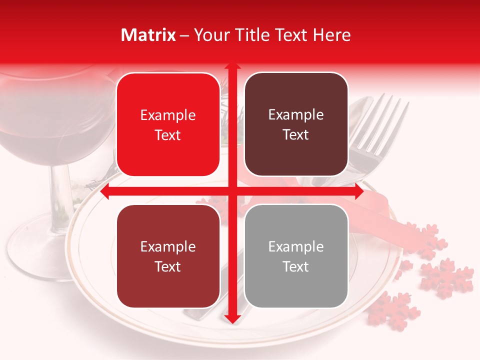 Plate Party Dining PowerPoint Template