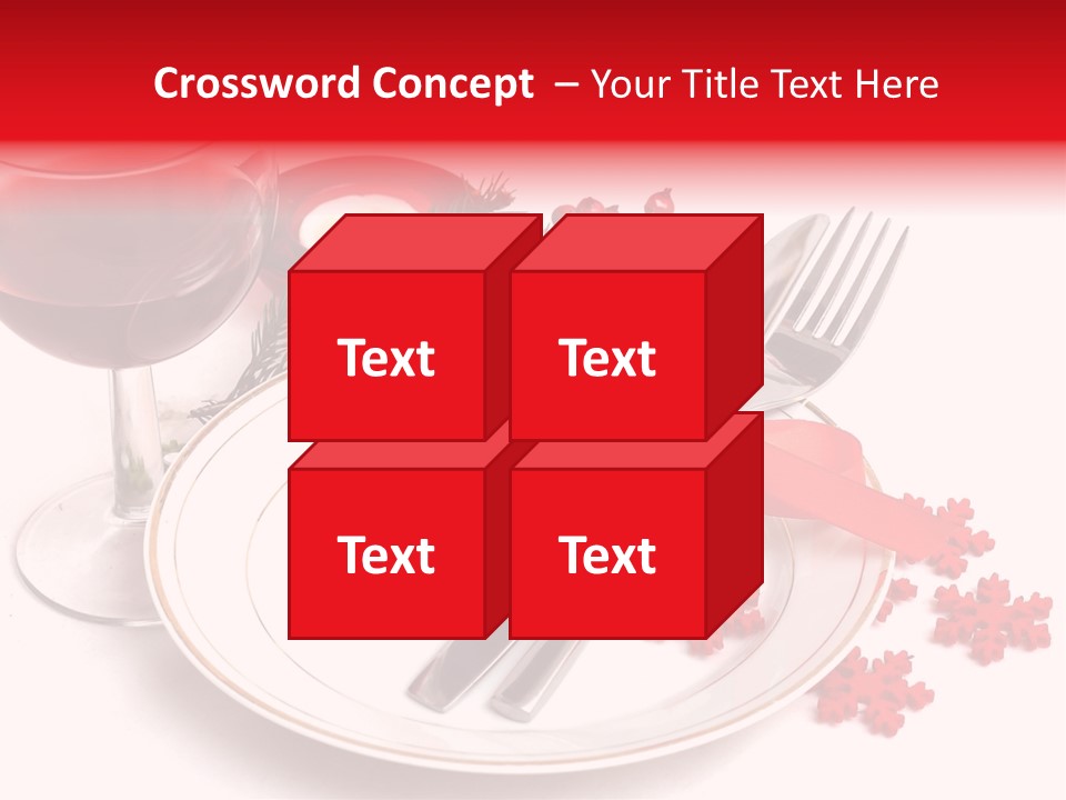 Plate Party Dining PowerPoint Template