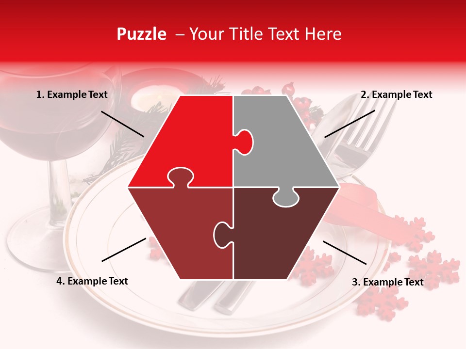 Plate Party Dining PowerPoint Template