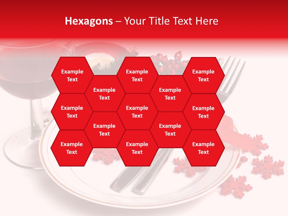 Plate Party Dining PowerPoint Template