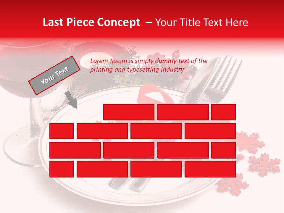 Plate Party Dining PowerPoint Template